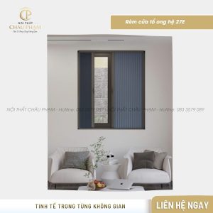 Rèm cửa tổ ong hệ 27E