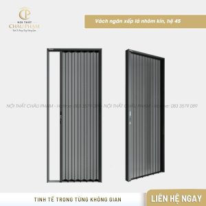 Vách ngăn xếp lá nhôm kín, hệ 40