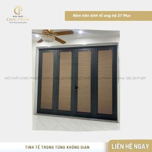 Vách ngăn rèm tổ ong hệ 27 ET
